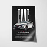 Civic Type R (FK8) Car Poster