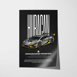 Huracán Super Trofeo Evo Car Poster