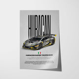 Huracán Super Trofeo Evo Car Poster