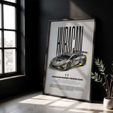 Huracán Super Trofeo Evo Car Poster