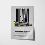 Huracán Super Trofeo Evo Car Poster