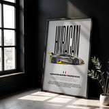 Huracán Super Trofeo Evo Car Poster