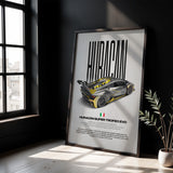 Huracán Super Trofeo Evo Car Poster