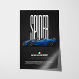 SF90 XX Spider Car Poster