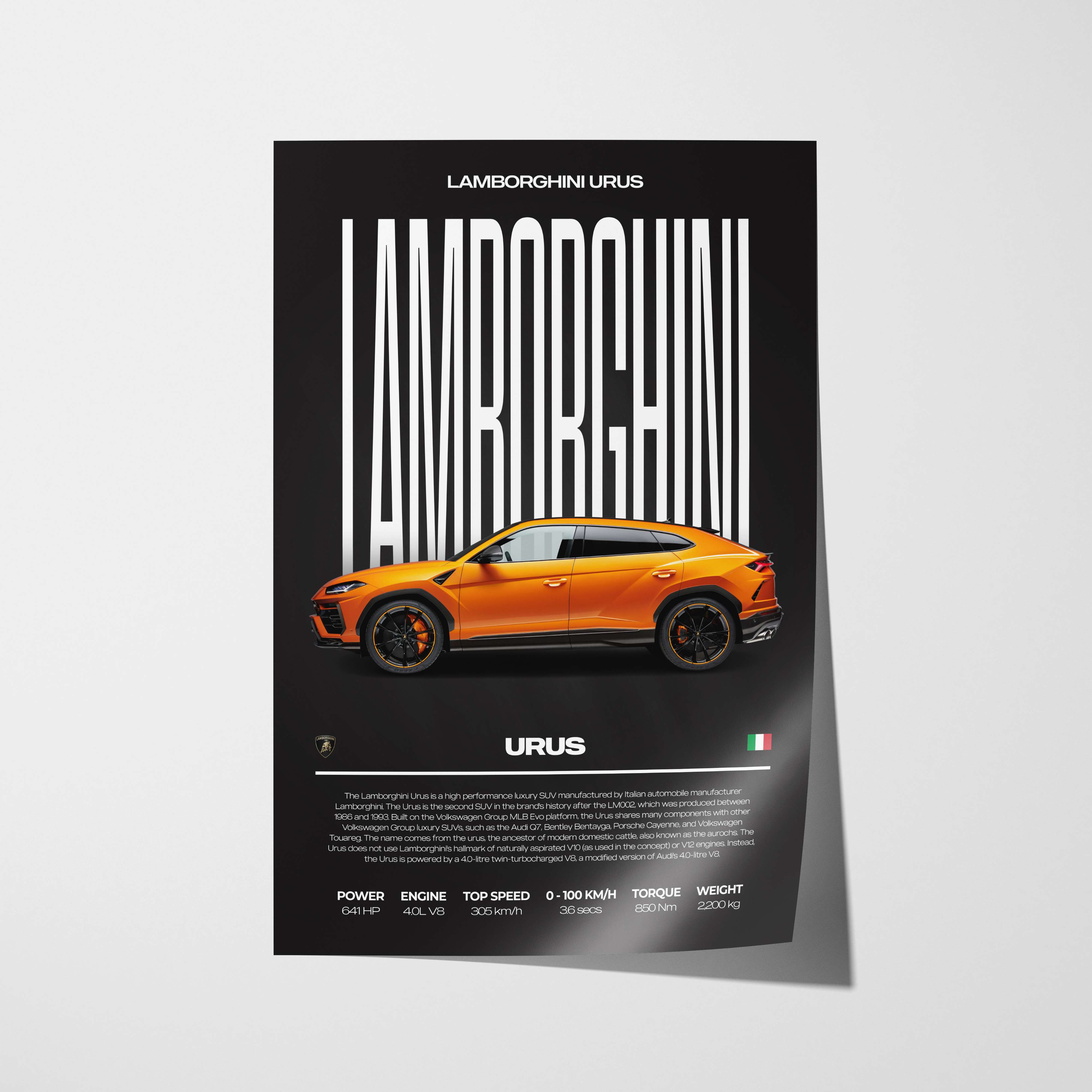 Lamborghini Urus Poster