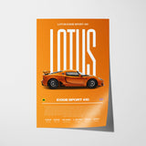 Lotus Exige Sport Poster