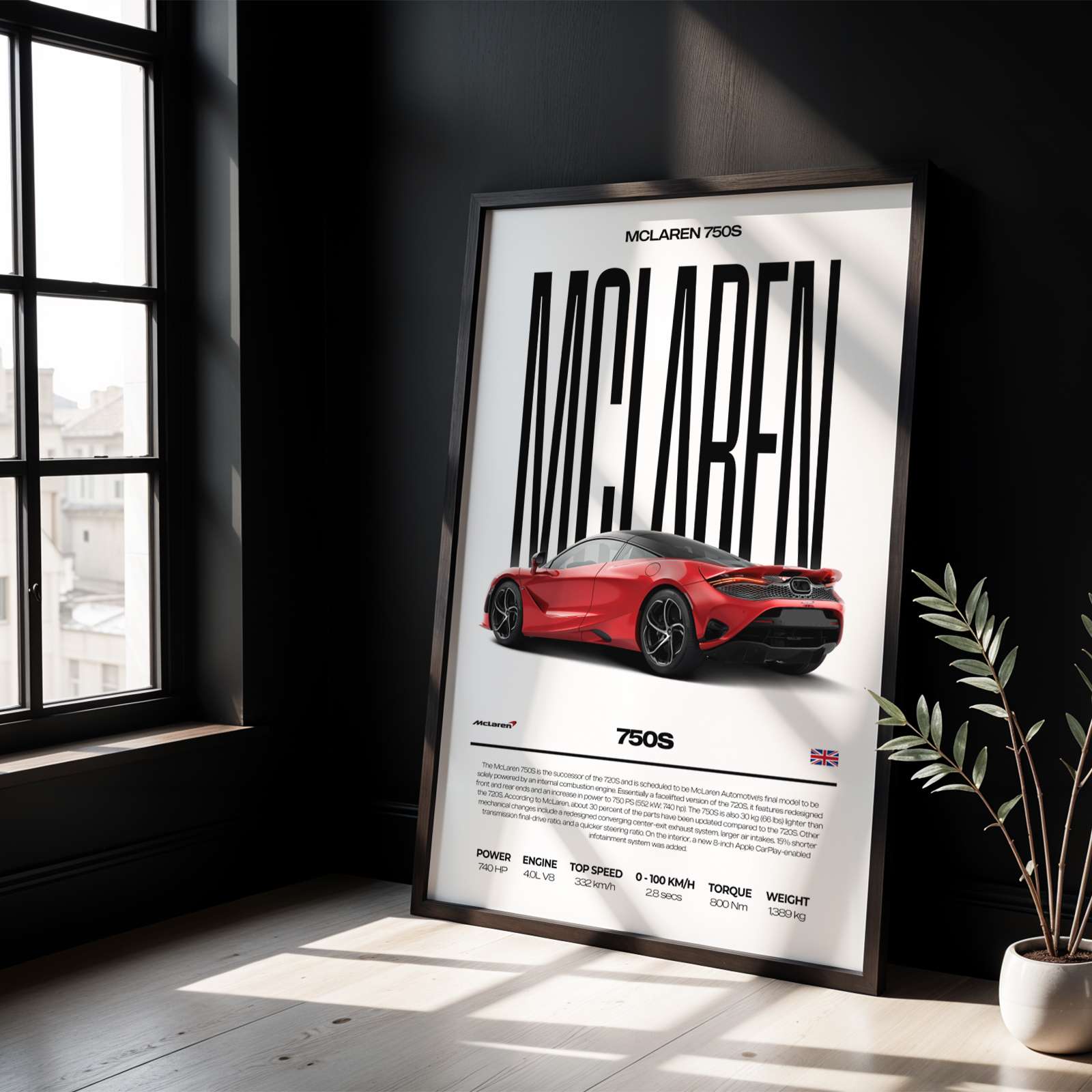 McLaren 750S Poster