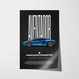 Aventador S Roadster Car Poster