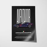Aventador S Roadster Car Poster