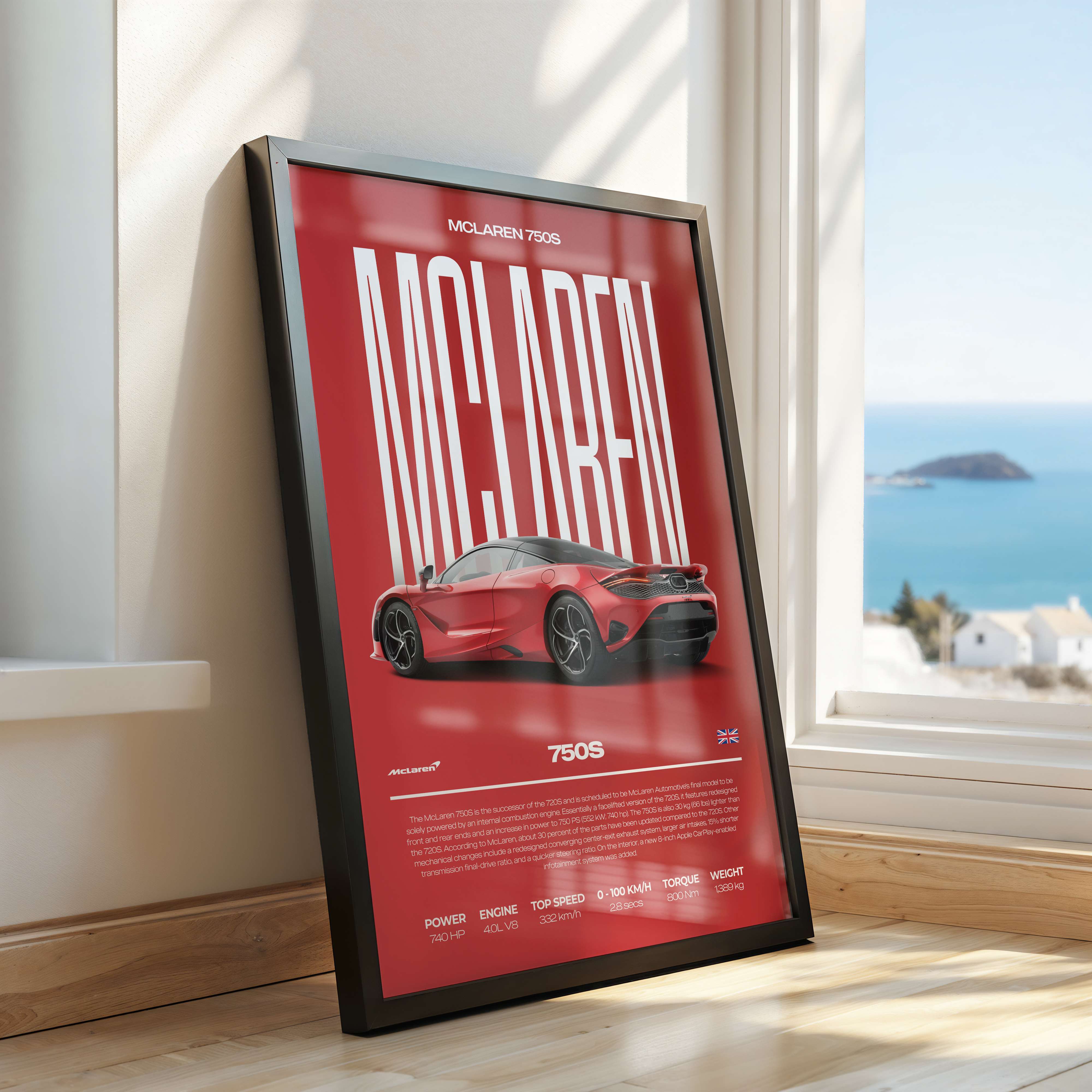 McLaren 750S Poster