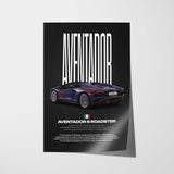 Aventador S Roadster Car Poster