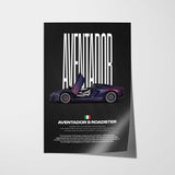 Aventador S Roadster Car Poster