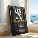 570S Spider Car Poster