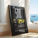 570S Spider Car Poster