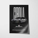 GR Corolla Car Poster