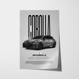 GR Corolla Car Poster
