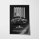 GR Corolla Car Poster