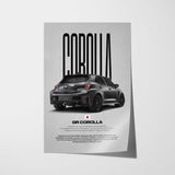 GR Corolla Car Poster