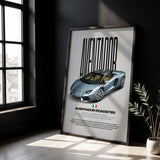 Aventador Roadster Car Poster