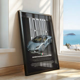 Aventador Roadster Car Poster