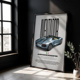 Aventador Roadster Car Poster