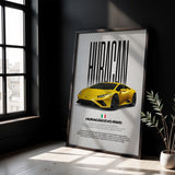 Huracán Evo RWD Car Poster