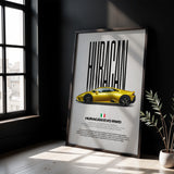 Huracán Evo RWD Car Poster