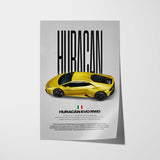 Huracán Evo RWD Car Poster