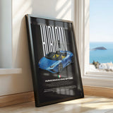 Huracán Evo RWD Spyder Car Poster