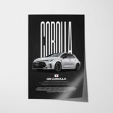 GR Corolla Car Poster