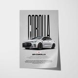 GR Corolla Car Poster