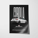 GR Corolla Car Poster