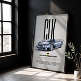 CLK-GTR Roadster Car Poster