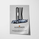 CLK-GTR Roadster Car Poster