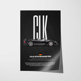 CLK-GTR Roadster Car Poster