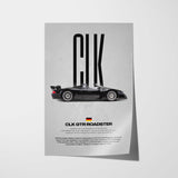 CLK-GTR Roadster Car Poster