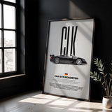 CLK-GTR Roadster Car Poster