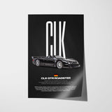 CLK-GTR Roadster Car Poster