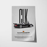 CLK-GTR Roadster Car Poster