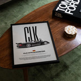CLK-GTR Roadster Car Poster