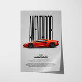 Aventador Car Poster