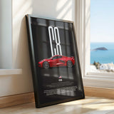 Corvette C8 Car Poster