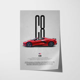 Corvette C8 Car Poster