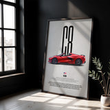 Corvette C8 Car Poster