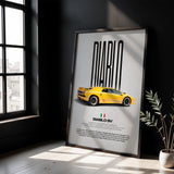 Diablo SV Car Poster