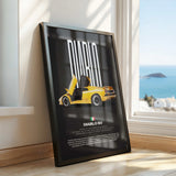Diablo SV Car Poster