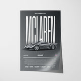 McLaren F1 GT Poster