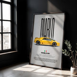 Diablo SV Car Poster
