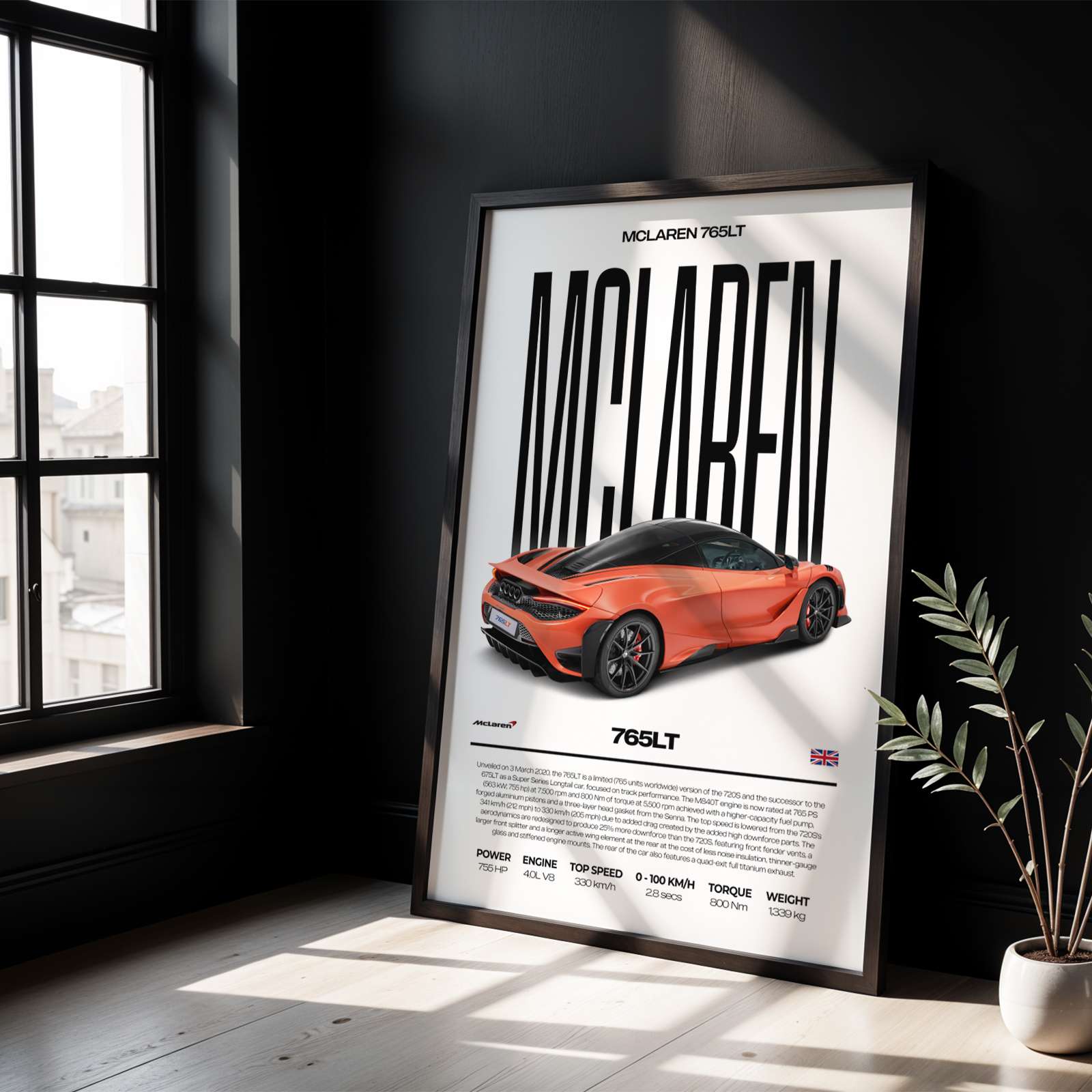 McLaren 765LT Poster