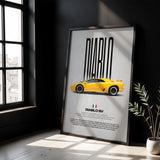 Diablo SV Car Poster